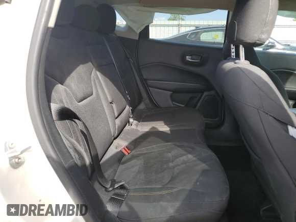 2018 Jeep Compass Sport with VIN 3C4NJCAB7JT140622, listed as a Copart auction lot 58162185 with 128,686 mi miles and Salvage title. Bid and sale history available at DreamBid. Image 11.
