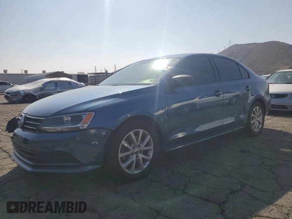 2015 Volkswagen Jetta Sport with VIN 3VWB17AJ0FM287784, listed as a Copart auction lot 44449605 with 160,814 mi miles and Salvage title. Bid and sale history available at DreamBid. Image 1.