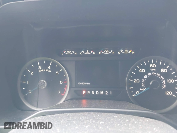 2016 Ford F-150 XL with VIN 1FTEW1CF1GKE92935, listed as a IAAI auction lot 41605051 with 134,938 mi miles and . Bid and sale history available at DreamBid. Image 7.