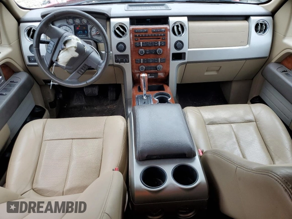 2009 Ford F-150 XL with VIN 1FTPX14V69FB28856, listed as a Copart auction lot 59173335 with 199,999 mi miles and Salvage title. Bid and sale history available at DreamBid. Image 8.