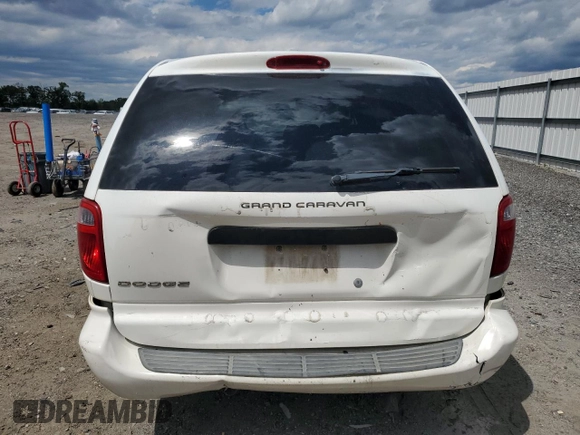 2005 Dodge Caravan SE z VIN 1D4GP24E95B304826, wystawiony jako Copart lot #58376375 z przebiegiem 160 871 mil mil oraz Szkoda całkowita • Salvage title. Historia ofert i sprzedaży dostępna na DreamBid. Obrazek 6.