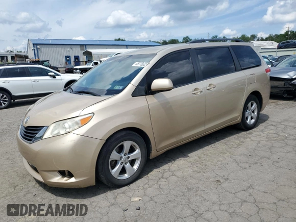 2014 Toyota Sienna LE AAS with VIN 5TDKK3DC4ES412399, listed as a Copart auction lot 65276625 with 264,283 mi miles and Clean title. Bid and sale history available at DreamBid. Image 1.
