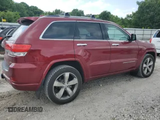 2015 Jeep Grand Cherokee Overland with VIN 1C4RJECG2FC823353, listed as a Copart auction lot 58367395 with 72,117 mi miles and Salvage title. Bid and sale history available at DreamBid. Image 3.