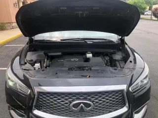 2019 Infiniti QX60 Pure z VIN 5N1DL0MM6KC565937, wystawiony jako Copart lot #63652215 z przebiegiem 198 392 mil mil oraz Czysty tytuł • Clean title. Historia ofert i sprzedaży dostępna na DreamBid. Obrazek 8.
