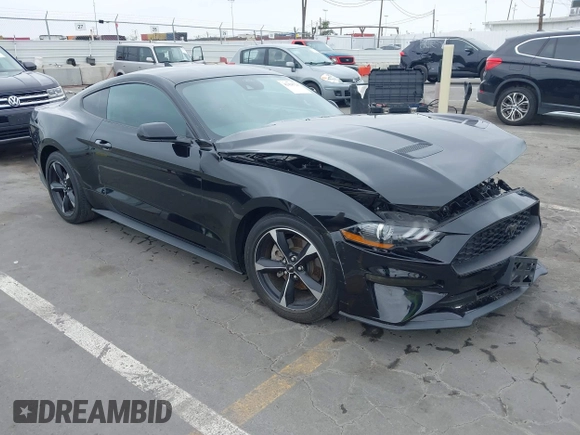 2021 Ford Mustang EcoBoost z VIN 1FA6P8TH7M5115490, wystawiony jako IAAI lot #42428724 z przebiegiem 47 417 mil mil oraz . Historia ofert i sprzedaży dostępna na DreamBid. Obrazek 1.