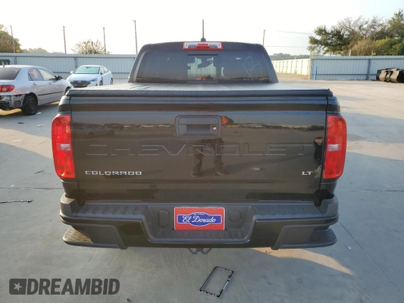 2022 Chevrolet Colorado 2WD LT with VIN 1GCGSCEA8N1332149, listed as a Copart auction lot 71750174 with 46,323 mi miles and Salvage title. Bid and sale history available at DreamBid. Image 6.