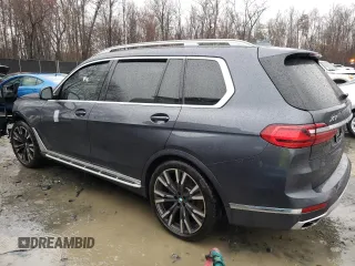 2019 BMW X7 xDrive40i with VIN 5UXCW2C51KL082125, listed as a Copart auction lot 47482325 with 0 mi miles and Salvage Title. Bid and sale history available at carsss.com. Image 2.