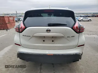 2017 Nissan Murano SL z VIN 5N1AZ2MHXHN199624, wystawiony jako Copart lot #54608845 z przebiegiem 91 893 mil mil oraz Szkoda całkowita • Salvage title. Historia ofert i sprzedaży dostępna na DreamBid. Obrazek 6.