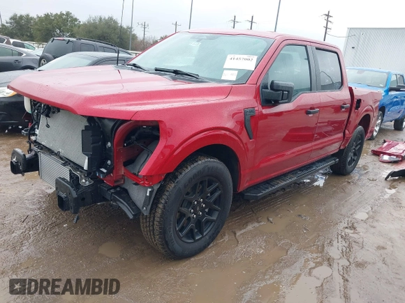 2024 Ford F-150 STX with VIN 1FTEW2KP7RKD11422, listed as a IAAI auction lot 41457002 with 1,739 mi miles and . Bid and sale history available at carsss.com. Image 19.