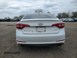 2015 Hyundai Sonata 2.4L Sport with VIN 5NPE34AFXFH058703, listed as a Copart auction lot 53576475 with 142,155 mi miles and Clean Title. Bid and sale history available at carsss.com. Image 6.