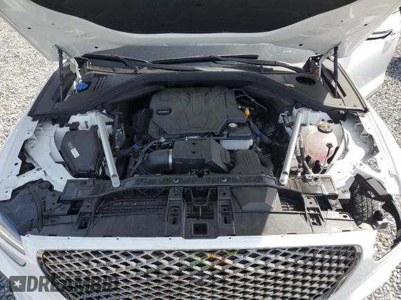 2023 Genesis GV70 2.5T with VIN KMUMADTB5PU135946, listed as a Copart auction lot 50423435 with 11,783 mi miles and Salvage Title. Bid and sale history available at DreamBid. Image 12.