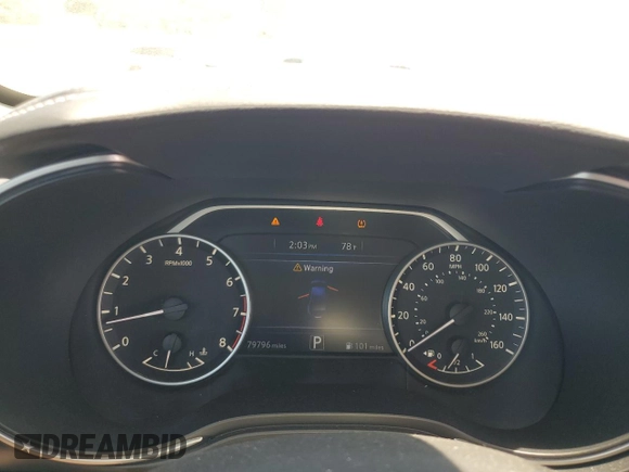 2016 Nissan Maxima SV with VIN 1N4AA6AP5GC383724, listed as a Copart auction lot 63520495 with 79,796 mi miles and Salvage title. Bid and sale history available at DreamBid. Image 9.