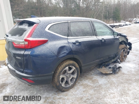 2019 Honda CR-V EX-L with VIN 7FARW2H81KE051270, listed as a IAAI auction lot 41318609 with 80,792 mi miles and . Bid and sale history available at carsss.com. Image 4.