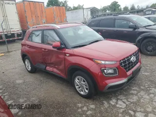 2020 Hyundai Venue SEL with VIN KMHRC8A36LU015522, listed as a Copart auction lot 53579694 with 43,841 mi miles and Salvage Title. Bid and sale history available at DreamBid. Image 4.