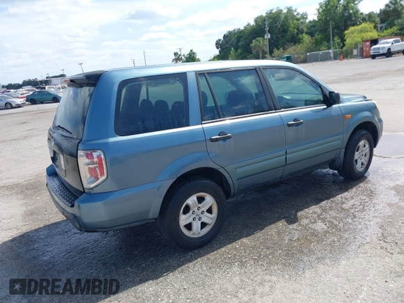 2006 Honda Pilot LX z VIN 5FNYF28146B003827, wystawiony jako IAAI lot #42170590 z przebiegiem 261 506 mil mil oraz . Historia ofert i sprzedaży dostępna na DreamBid. Obrazek 4.