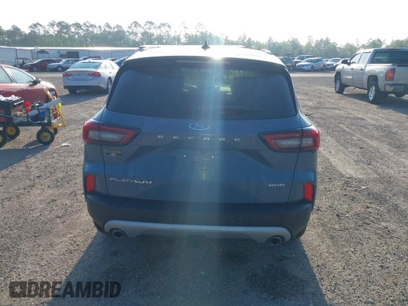 2024 Ford Escape Platinum with VIN 1FMCU9JA7RUB60892, listed as a IAAI auction lot 41918120 with 3,308 mi miles and . Bid and sale history available at DreamBid. Image 16.