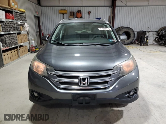 2013 Honda CR-V EX-L z VIN 2HKRM4H72DH628073, wystawiony jako Copart lot #57082375 z przebiegiem 157 511 mil mil oraz Czysty tytuł • Clean title. Historia ofert i sprzedaży dostępna na DreamBid. Obrazek 5.