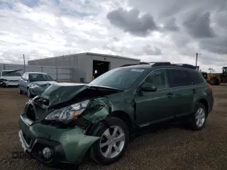 2013 Subaru Outback Limited with VIN 4S4BRCJCXD3307121, listed as a Copart auction lot 57762055 with 137,895 mi miles and Salvage title. Bid and sale history available at DreamBid. Image 1.