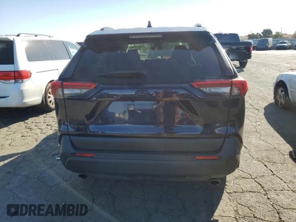 2019 Toyota RAV4 XLE with VIN JTMP1RFV8KD513544, listed as a Copart auction lot 73611684 with Not Provided miles and Salvage Title. Bid and sale history available at DreamBid. Image 6.