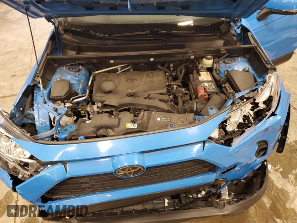 2019 Toyota RAV4 XLE with VIN JTMW1RFV5KD511746, listed as a Copart auction lot 51341375 with 33,535 mi miles and Salvage Title. Bid and sale history available at carsss.com. Image 12.
