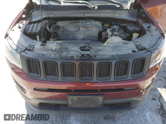 2021 Jeep Compass Altitude z VIN 3C4NJDBB6MT504313, wystawiony jako Copart lot #52232705 z przebiegiem 66 410 mil mil oraz Szkoda całkowita • Salvage title. Historia ofert i sprzedaży dostępna na DreamBid. Obrazek 13.