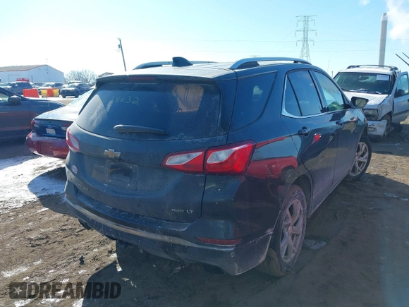 2018 Chevrolet Equinox LT with VIN 2GNAXTEXXJ6313127, listed as a IAAI auction lot 41628832 with 154,410 mi miles. Bid and sale history available at carsss.com. Image 4.