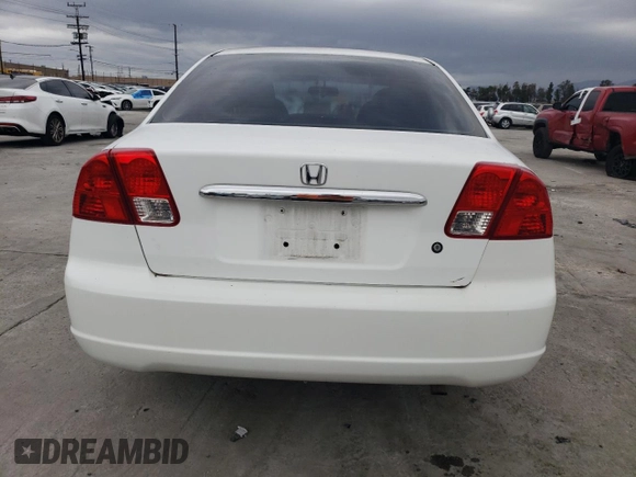 2003 Honda Civic LX with VIN 2HGES16553H586222, listed as a Copart auction lot 49484765 with 133,106 mi miles and Clean Title. Bid and sale history available at carsss.com. Image 6.