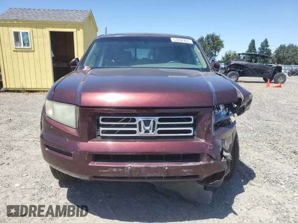 2008 Honda Ridgeline RTL with VIN 2HJYK16558H509669, listed as a Copart auction lot 53702765 with 264,988 mi miles and Salvage title. Bid and sale history available at DreamBid. Image 5.