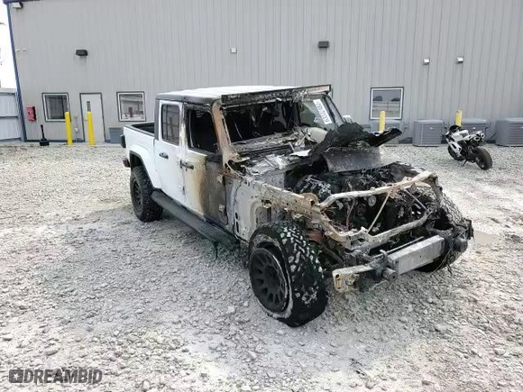2022 Jeep Gladiator Overland with VIN 1C6HJTFG9NL163099, listed as a Copart auction lot 63332483 with 0 mi miles and Non Repairable. Bid and sale history available at carsss.com. Image 11.