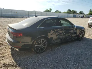 2018 Audi S4 Premium Plus with VIN WAUB4AF48JA026836, listed as a Copart auction lot 62691593 with 0 mi miles. Bid and sale history available at carsss.com. Image 3.