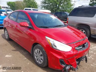 2017 Hyundai Accent SE with VIN KMHCT4AE0HU254605, listed as a IAAI auction lot 41909487 with 52,685 mi miles. Bid and sale history available at carsss.com. Image 1.