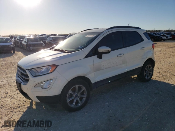 2020 Ford EcoSport SE with VIN MAJ3S2GE1LC389230, listed as a Copart auction lot 42177175 with 61,919 mi miles and Salvage Title. Bid and sale history available at carsss.com. Image 1.