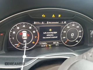 2017 Audi Q7 Premium Plus with VIN WA1LAAF72HD050062, listed as a Copart auction lot 50150045 with 117,846 mi miles and Salvage Title. Bid and sale history available at DreamBid. Image 9.
