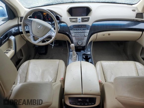 2009 Acura MDX Tech Pkg with VIN 2HNYD28679H530626, listed as a Copart auction lot 46211645 with 169,689 mi miles and Salvage Title. Bid and sale history available at carsss.com. Image 8.