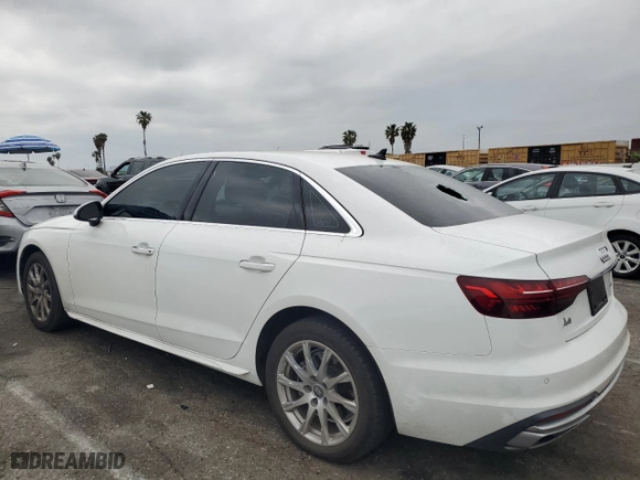 2021 Audi A4 Sedan Premium with VIN WAUABAF41MA025243, listed as a Copart auction lot 50995555 with 41,681 mi miles and Salvage Title. Bid and sale history available at carsss.com. Image 2.