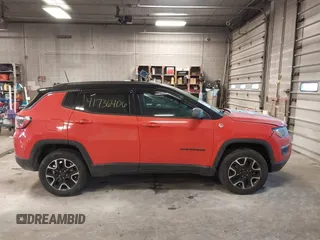 2020 Jeep Compass Trailhawk with VIN 3C4NJDDB9LT122174, listed as a IAAI auction lot 41736406 with 74,807 mi miles and . Bid and sale history available at carsss.com. Image 13.