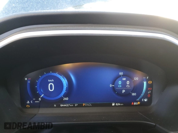 2020 Ford Escape Titanium Hybrid with VIN 1FMCU9DZXLUB46252, listed as a Copart auction lot 88801835 with 64,443 mi miles and Salvage title. Bid and sale history available at DreamBid. Image 9.
