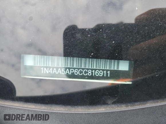 2012 Nissan Maxima SV z VIN 1N4AA5AP6CC816911, wystawiony jako Copart lot #56171395 z przebiegiem 123 758 mil mil oraz Szkoda całkowita • Salvage title. Historia ofert i sprzedaży dostępna na DreamBid. Obrazek 12.