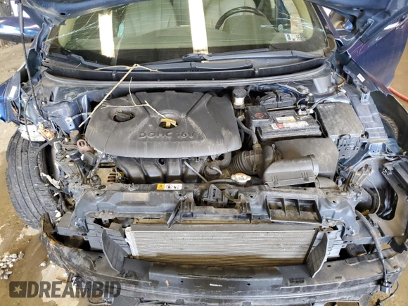2013 Hyundai Elantra with VIN KMHD35LE0DU047861, listed as a Copart auction lot 59015785 with 55,733 mi miles and Salvage title. Bid and sale history available at DreamBid. Image 11.