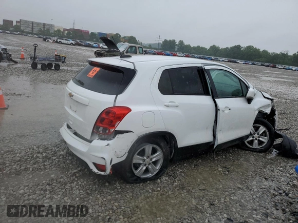 2020 Chevrolet Trax LS z VIN KL7CJKSB7LB032650, wystawiony jako Copart lot #58859075 z przebiegiem 40 899 mil mil oraz Szkoda całkowita • Salvage title. Historia ofert i sprzedaży dostępna na DreamBid. Obrazek 3.