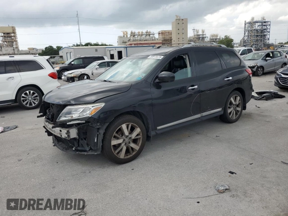 2016 Nissan Pathfinder S z VIN 5N1AR2MNXGC610035, wystawiony jako Copart lot #59913475 z przebiegiem 138 201 mil mil oraz Szkoda całkowita • Salvage title. Historia ofert i sprzedaży dostępna na DreamBid. Obrazek 1.