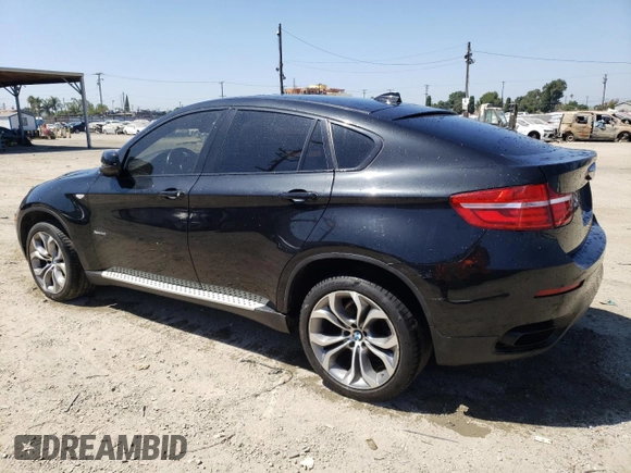 2013 BMW X6 xDrive50i with VIN 5UXFG8C53DL591326, listed as a Copart auction lot 67982234 with 100,041 mi miles and Salvage Title. Bid and sale history available at carsss.com. Image 2.