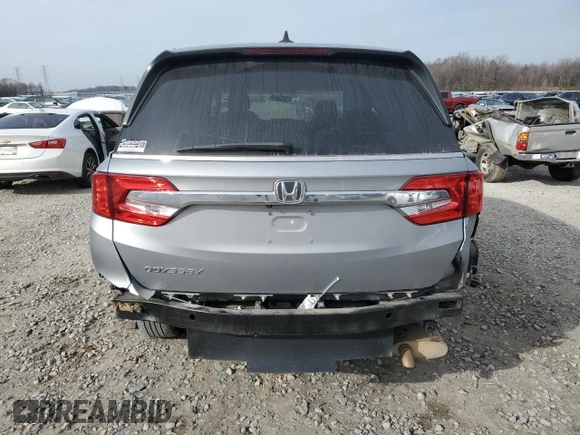 2019 Honda Odyssey EX-L with VIN 5FNRL6H77KB122457, listed as a Copart auction lot 42988715 with 62,444 mi miles and Salvage Title. Bid and sale history available at carsss.com. Image 6.
