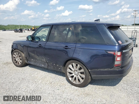 2017 Land Rover Range Rover with VIN SALGS2FE5HA324390, listed as a Copart auction lot 54923095 with 109,116 mi miles and Salvage title. Bid and sale history available at DreamBid. Image 2.