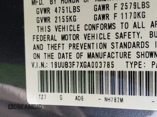 2016 Acura TLX Advance with VIN 19UUB3F7XGA003785, listed as a IAAI auction lot 41704559 with 123,251 mi miles and . Bid and sale history available at DreamBid. Image 9.
