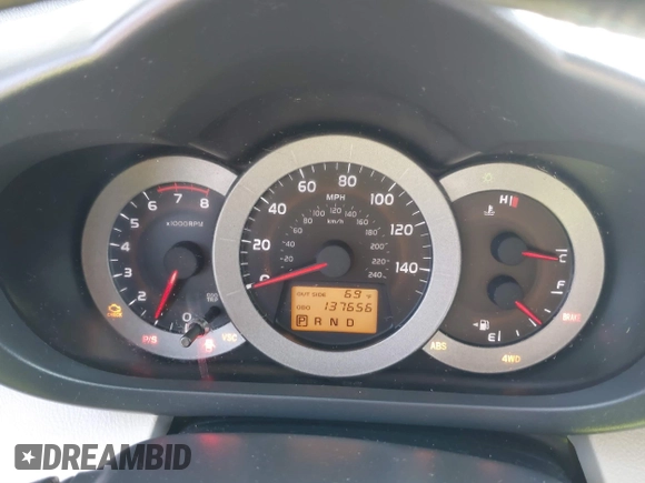 2008 Toyota RAV4 Ltd with VIN JTMBK31V085041130, listed as a IAAI auction lot 41786466 with 137,656 mi miles. Bid and sale history available at carsss.com. Image 7.