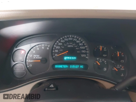 2004 GMC Yukon SLE z VIN 1GKEC13V64R107506, wystawiony jako IAAI lot #41407353 z przebiegiem 215 127 mil mil oraz . Historia ofert i sprzedaży dostępna na DreamBid. Obrazek 7.