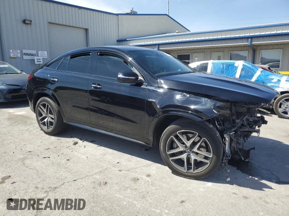 2024 Mercedes-Benz GLE 53 AMG with VIN 4JGFD6BB0RB109765, listed as a Copart auction lot 53395805 with 10,542 mi miles and Salvage title. Bid and sale history available at DreamBid. Image 4.
