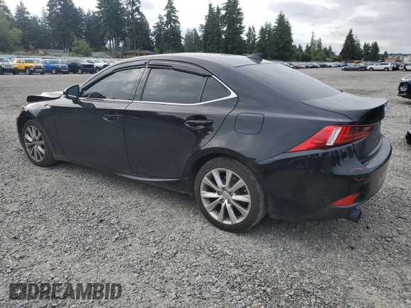 2014 Lexus IS 250 with VIN JTHBF1D28E5039162, listed as a Copart auction lot 62183525 with 120,489 mi miles and Salvage title. Bid and sale history available at DreamBid. Image 2.