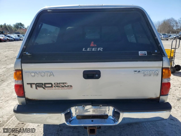2001 Toyota Tacoma with VIN 5TEHN72N91Z850636, listed as a Copart auction lot 52667195 with 230,910 mi miles and Clean Title. Bid and sale history available at carsss.com. Image 6.